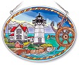 Cape Neddick Medium Oval Stained Glass