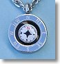 Stanley London Stainless Steel Miniature Compass Pendants