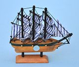 Back of Cutty Sark Miniature Ships Model Showing Magnet