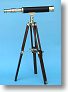 19-inch Leather Sheathed Telescope on Hardwood Tripod