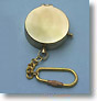 Antique Large Pocket Compass Key Chain