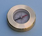 Liquid Damped Luminescent Paperweight Compass