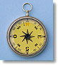 Open Face Mariner's Compass with Beveled Glass