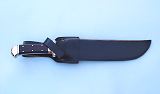 Bowie Knife in Leather Sheath