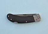 Damascus Lock Back Pocket Knife