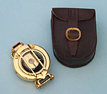 Engineering Lensatic Compass with Leather Case