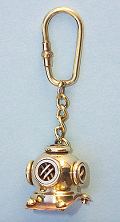 Diver's Helmet Key Chain