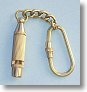 Brass Whistle Key Chain