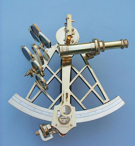 8-inch Brass Sextant