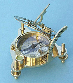 Premium Sundial Compass w/ Case