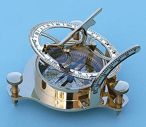 Regular Sundial Compass w/ Case